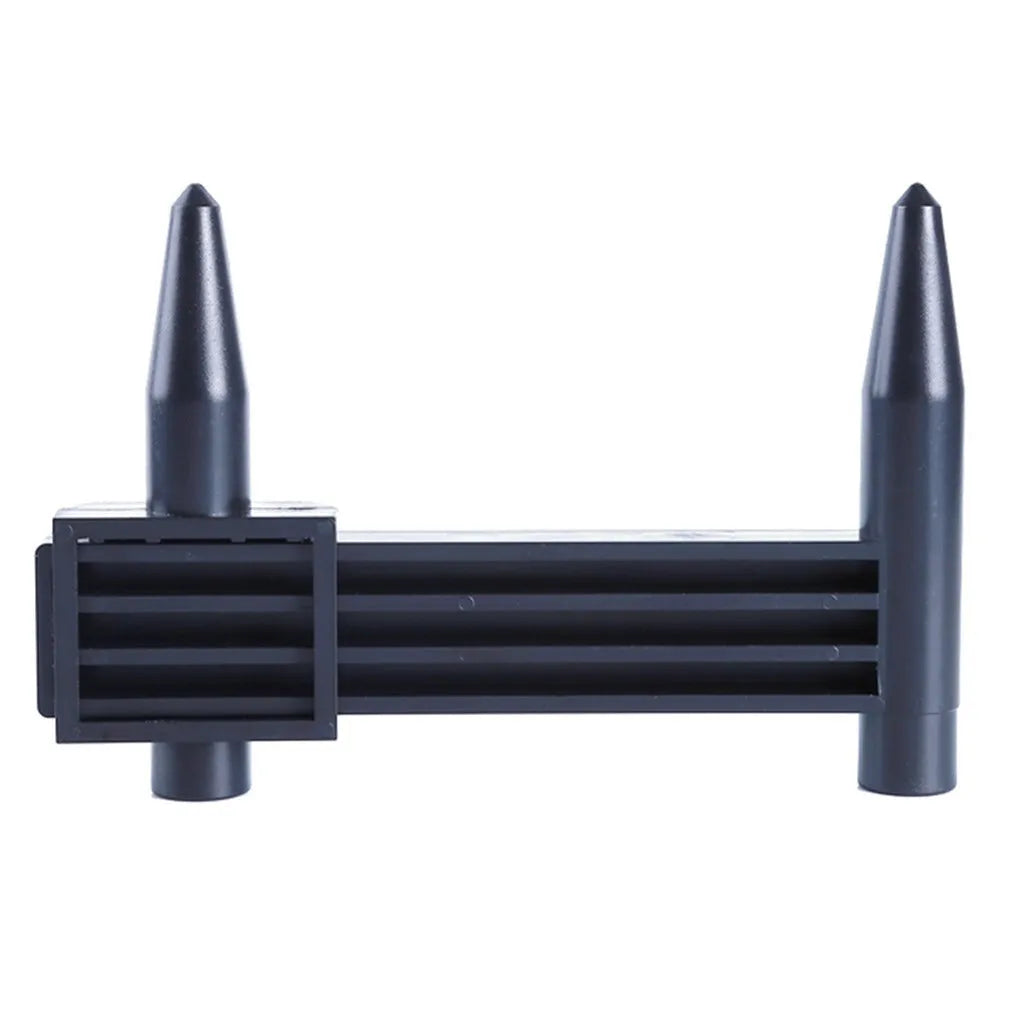 Electronic digital caliper hole distance measuring tool with plastic construction and digital display