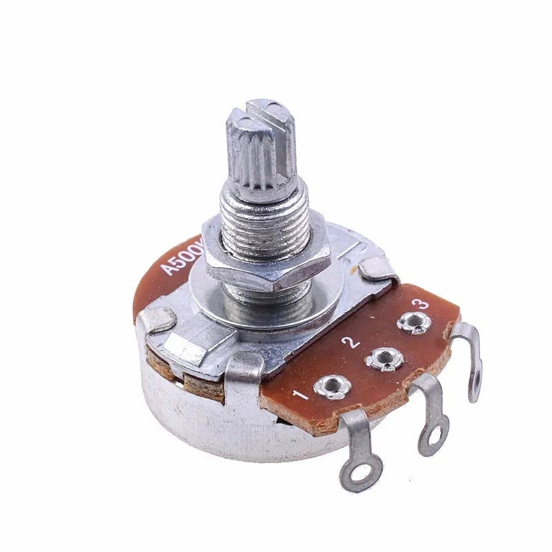 Metal electric guitar potentiometer knob replacement part for volume and tone controls