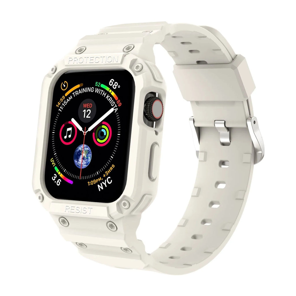 Apple Watch Series 8 soft TPU sport strap in multiple colours for 38mm and 42mm models