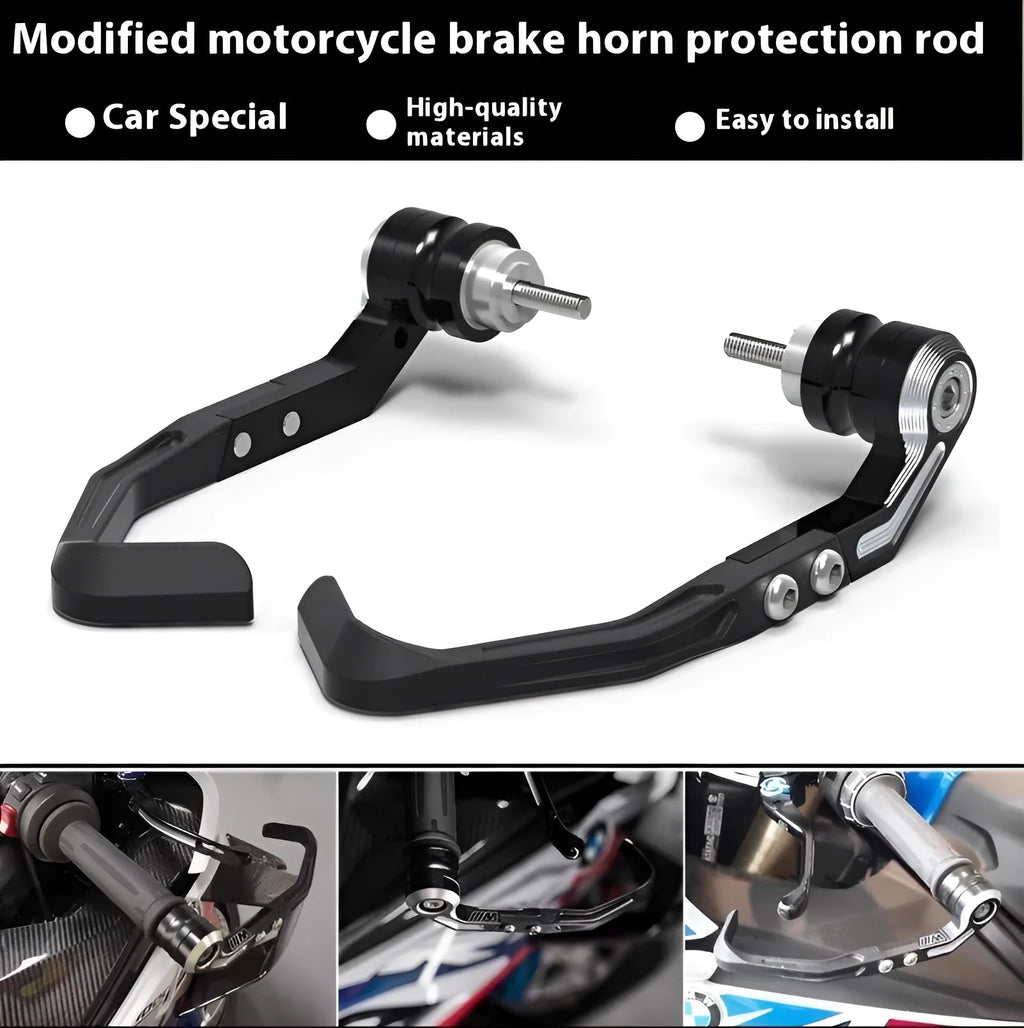 Pair of black CNC machined anti-slide bow guards for CBR650F CBR650R 2014-2023