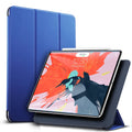 Magnetic smart case for iPad Pro 11 2018 release with trifold stand and rubberized cover in black