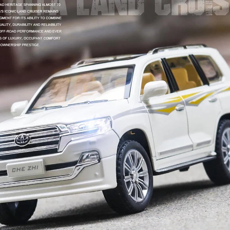 Alloy pull back sound and light off-road vehicle car model 1:24 scale black colour