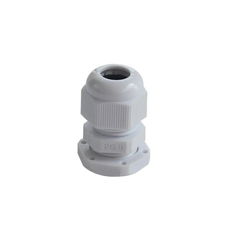 PG11 nylon cable waterproof connector in black with IP68 protection