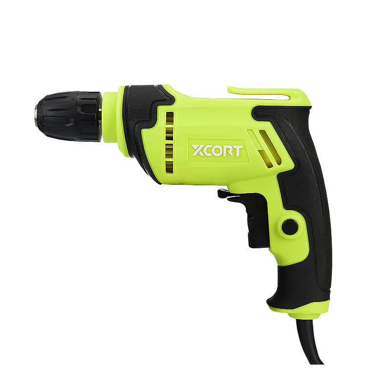 Pistol grip electric drill with 450W power rating and multi-speed control