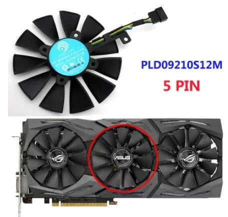 Power Logic PLD09210S12M 87mm 12V 0.40A 4-pin graphics cooling fan