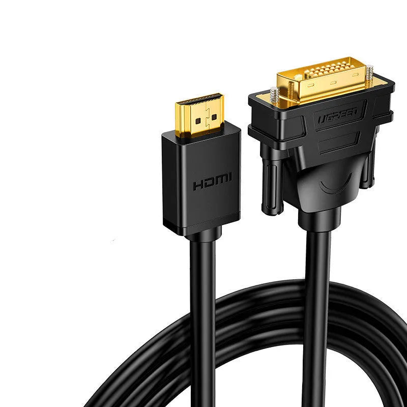 HDMI adapter cable for laptop to display connection showing length options of 1m 1.5m 2m 3m
