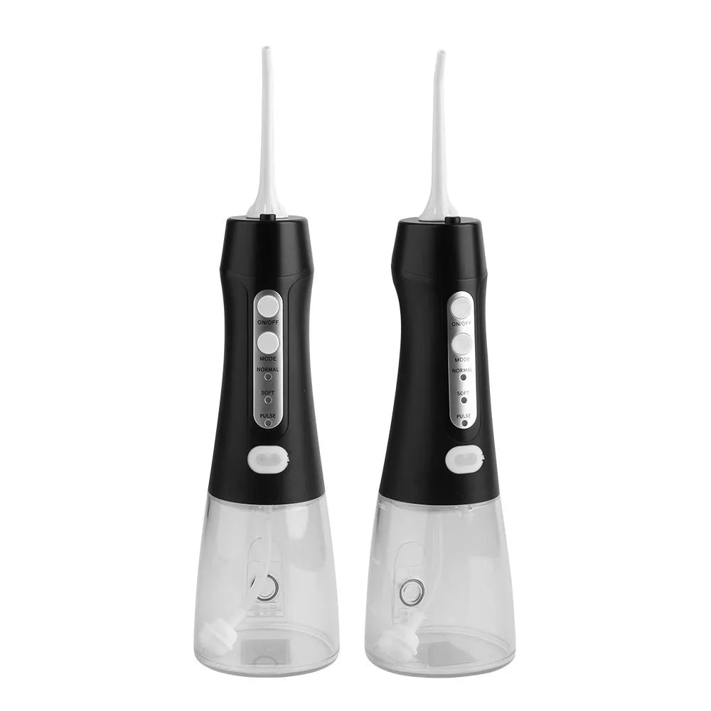 Electric tooth punch portable dental flusher with 300ML water tank and 360 degree rotating nozzle