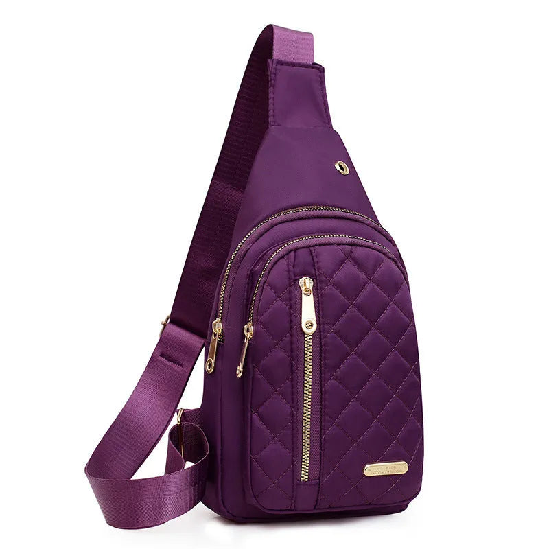 Oxford cloth crossbody chest bag in multiple colour and style options