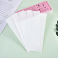 Non-woven fabric hair removal wax paper strips in pack of 50 or 100 pieces for cold wax treatments