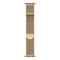 Metal stainless steel watch band for iWatch, starlight colour, 42/44/45/49mm size, metal links on white background