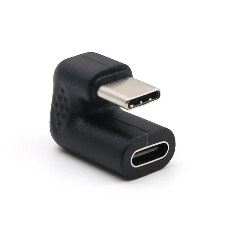 Plastic U-bend male to female adapter extension cable for mobile phones and tablets