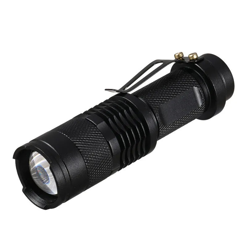 Aluminium alloy UV flashlight with 365nm purple light for scorpion detection
