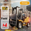 1:64 scale alloy Bluetooth remote-control forklift model with accessories and obstacles