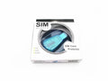 Blue external USB SIM card reader for mobile phone data backup and management