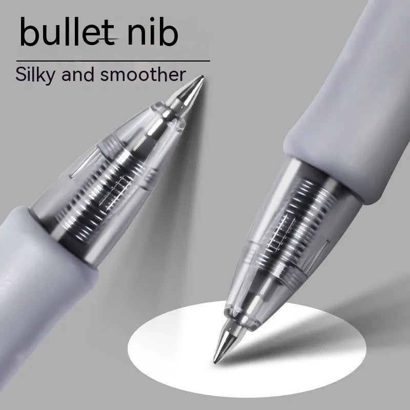 0.5mm gel pen with black, blue and red ink refills for office and school use