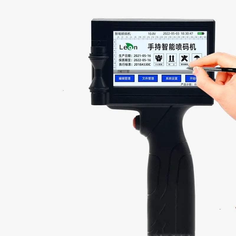 Portable handheld code-spraying machine inkjet printer with SC18 system and HT01 ink cartridge