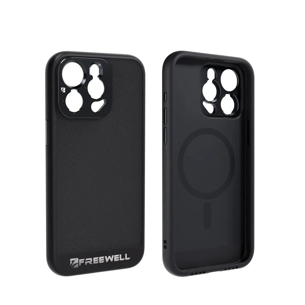 Black compatible phone case for iPhone 13 Pro, 14 Pro and 15 Pro Max models