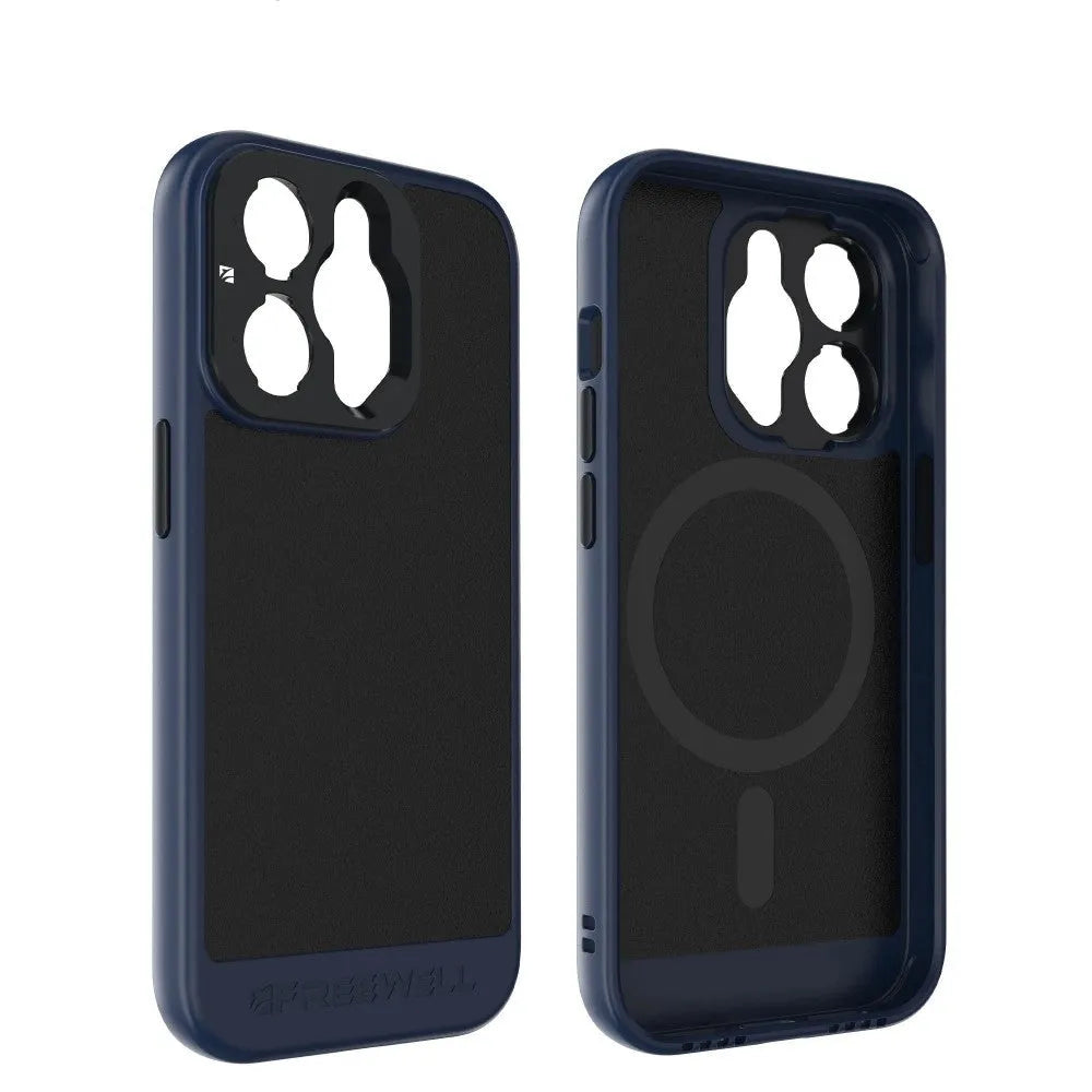 Black compatible phone case for iPhone 13 Pro, 14 Pro and 15 Pro Max models