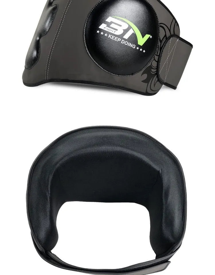 Sanda boxing chest protection target for waist defence in dark grey or khaki colour