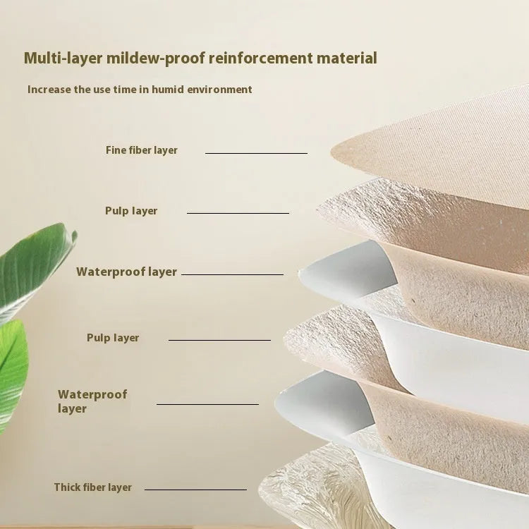 Brown disposable cat litter box with environmentally friendly degradable materials