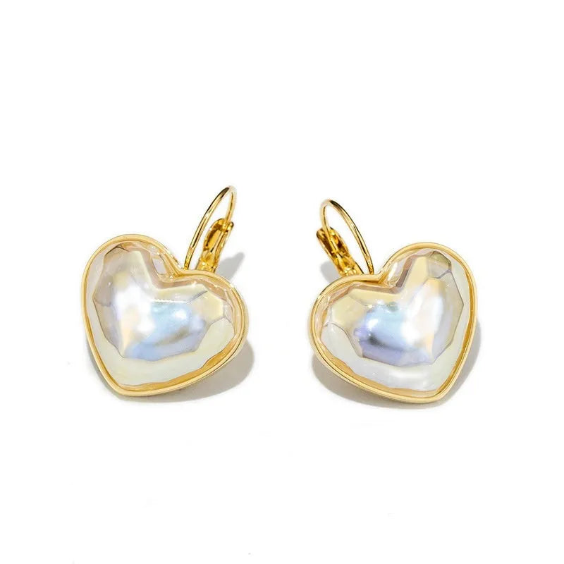 Gold alloy summer fashion ear clips for women with clip-on design