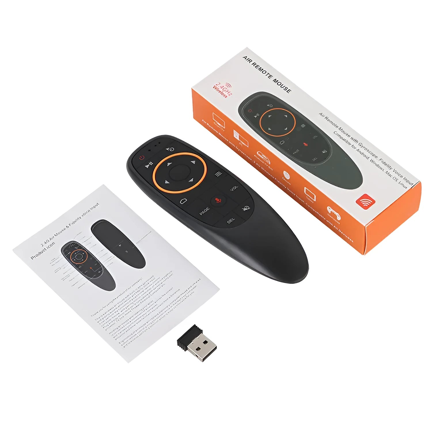 G10 G10S Pro voice remote control with gyroscope air mouse for Android and PC