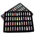48-in-1 nail jewelry set with mixed colour sequins and powders 11x22mm for DIY manicure