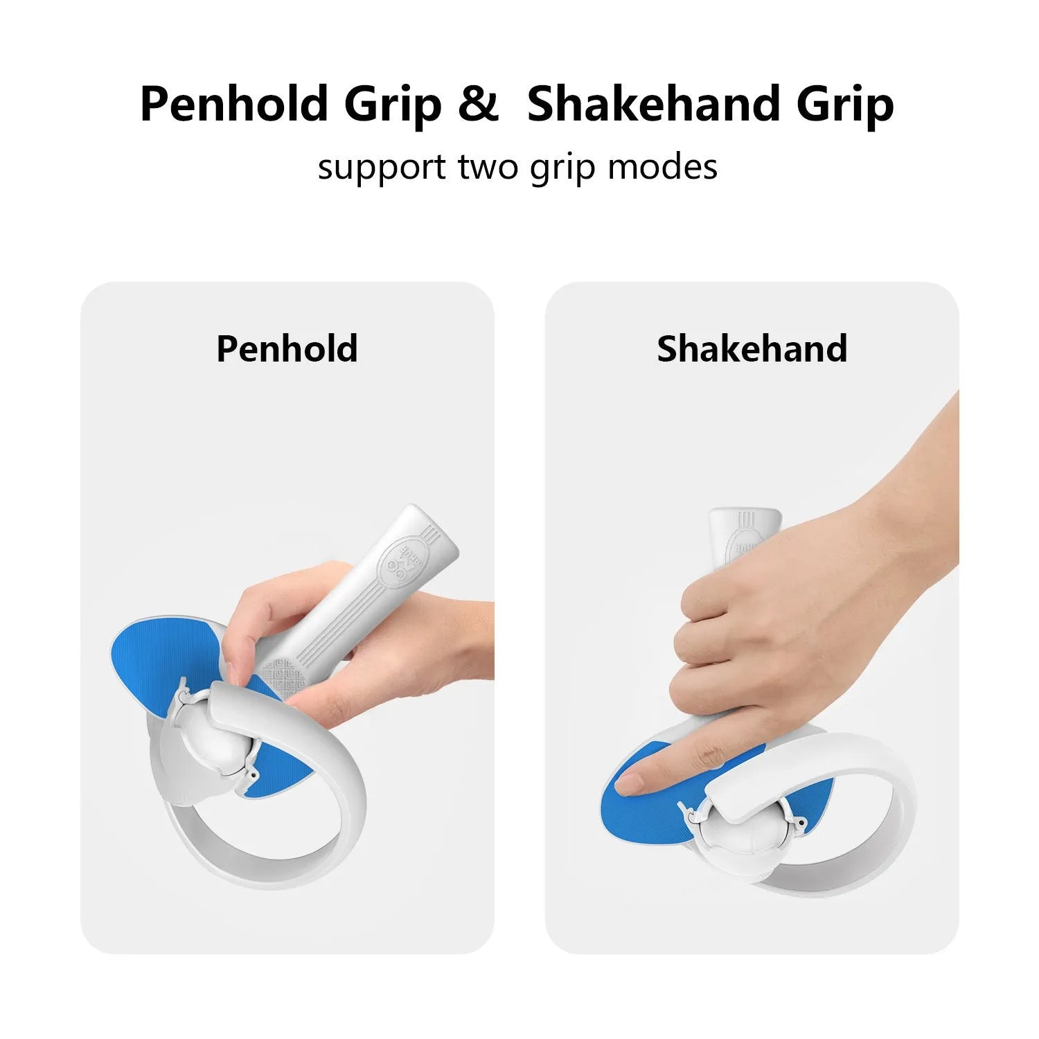 Red and blue plastic silicone PICO 4 VR controller table tennis racket hand grip accessory
