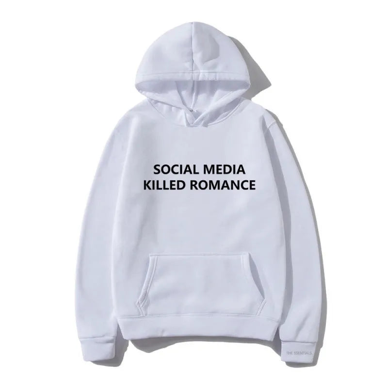 Printed spring letter pattern hooded sweatshirt in slim fit polyester with long sleeves