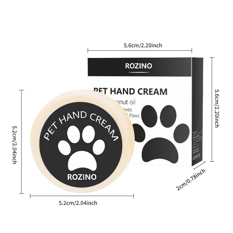 20g tube of pet hand cream for dogs and cats with glycerin moisturising formula