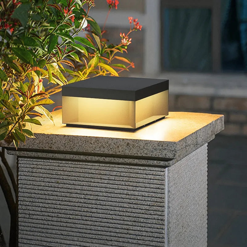 IP65 waterproof solar garden light LED 15.5cm size for outdoor lawn and path lighting