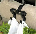 Polypropylene vehicle hanger 17x6x11cm hooking onto car seat for organising bags