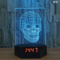 3D dolphin LED night light with explosion glow effect on table with wireless charging