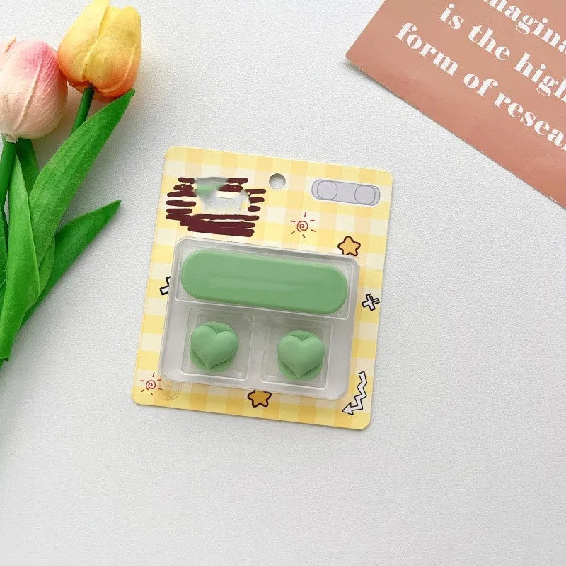 Plastic cartoon magnetic data cable fixer for desktop organisation, shown in one of ten available colour styles.