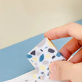 White brick-shaped rubber eraser for pencils