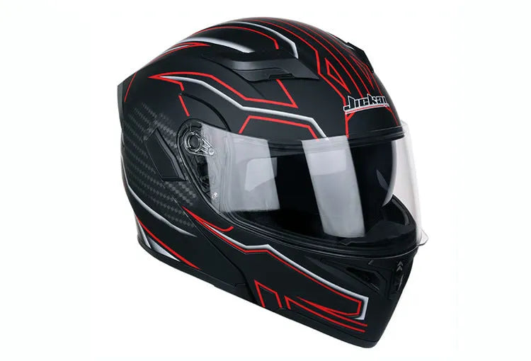 Plastic motorcycle racing helmet with adjustable 55-63cm fit, 38x27cm, available in Black Blue Green Red Yellow