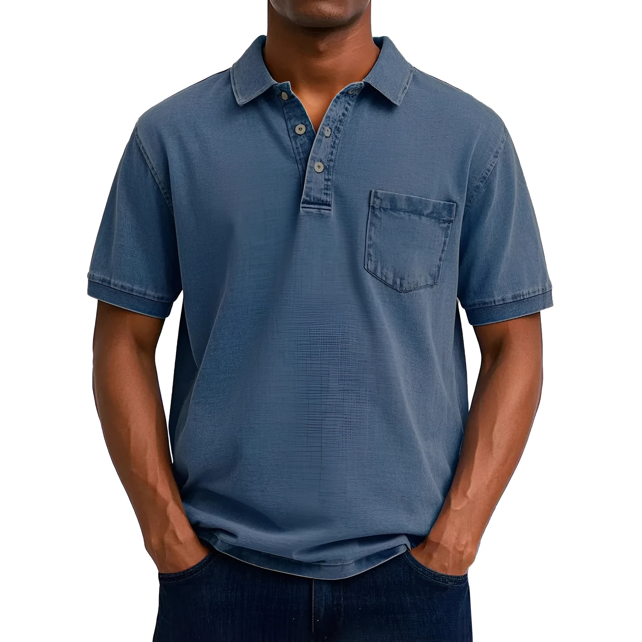 Plus size men's loose fit printed short sleeve shirt in Korean cardigan style with multiple colour options