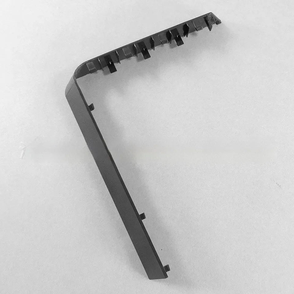 Black and white plastic hard drive cover for PC case drive bays