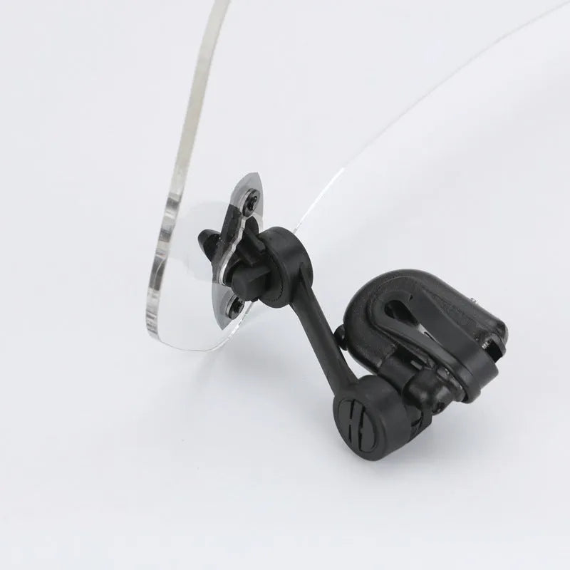 Motorcycle front heightening windshield clip 29cm organic glass adjustable with small big mounting plate