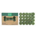 EPI environmentally friendly degradable pet waste bags in green colour with dispenser attachment