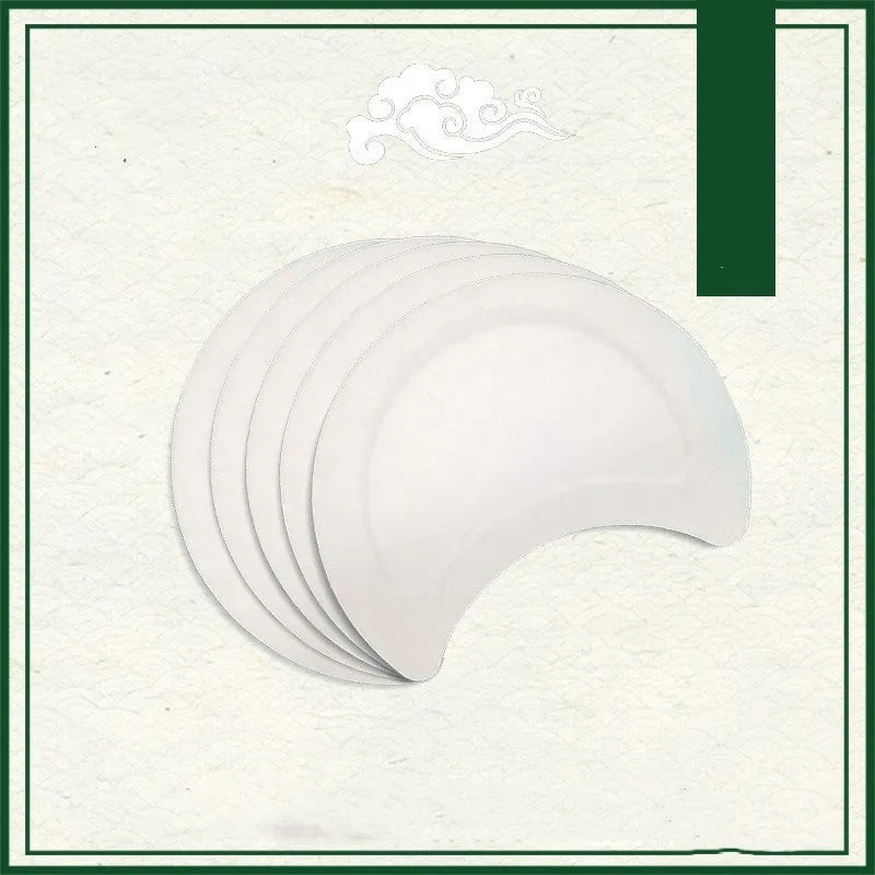 Lymphatic health stickers neck drainage patches in white colour pack of 10 for overnight detox and immunity