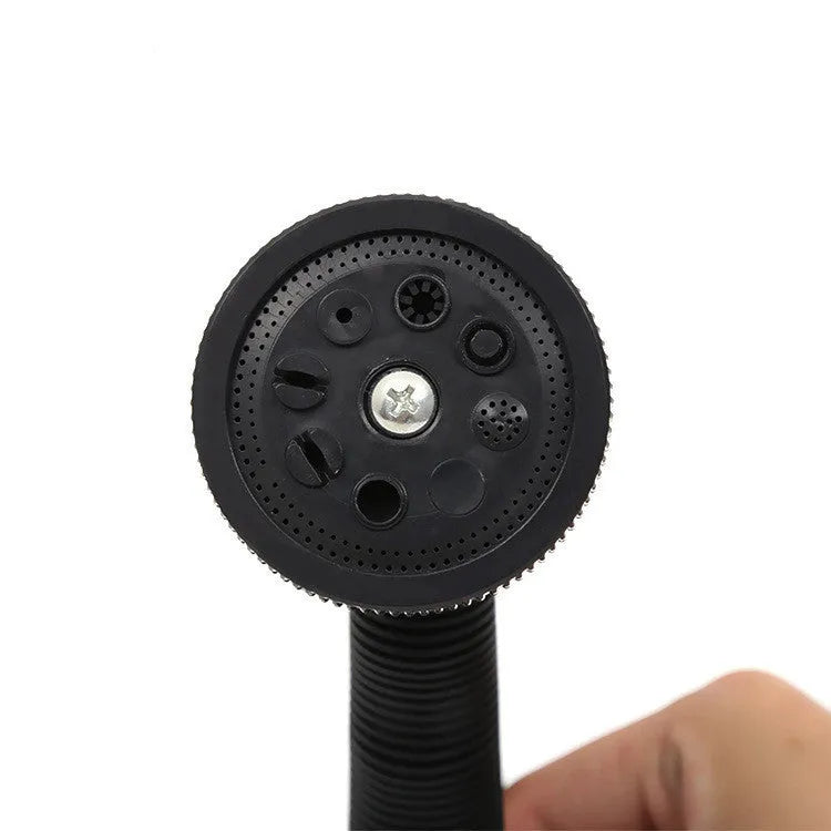 Green multifunctional high-pressure spray gun with PP and ABS construction for garden watering and car washing