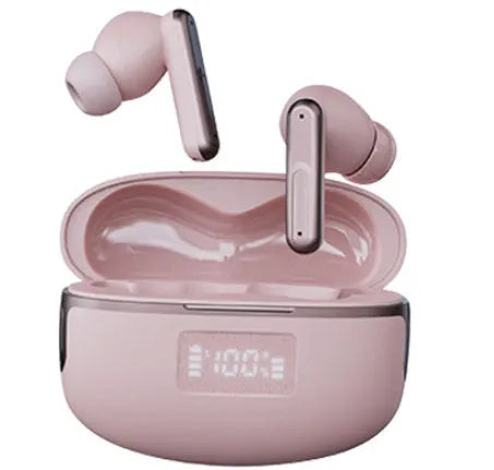 A28 Bluetooth translation headset in white with in-ear design and noise reduction
