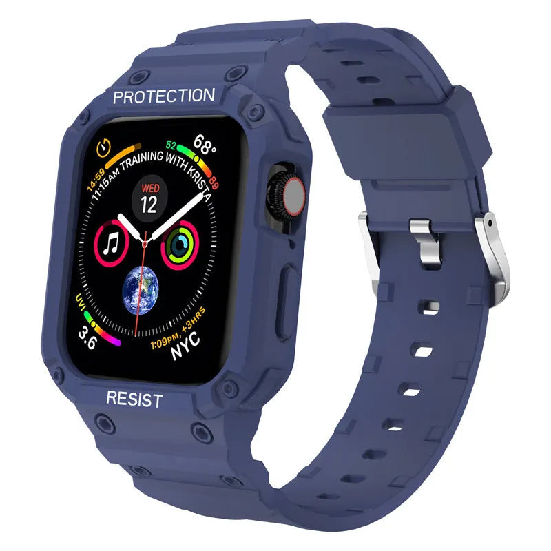 Apple Watch Series 8 soft TPU sport strap in multiple colours for 38mm and 42mm models