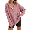 Women's loose fit raglan sleeve pullover sweater in peacock green colour with long sleeves