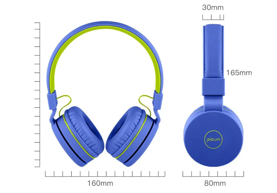 Wired over-ear headphones with microphone, braided cable, and protein ear cushions in mint green.