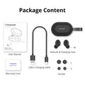 Tronsmart Spunky Beat black wireless Bluetooth in-ear headphones with touch controls