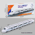 Children's electric high-speed train imitation car model with lighting and sound effects on floor