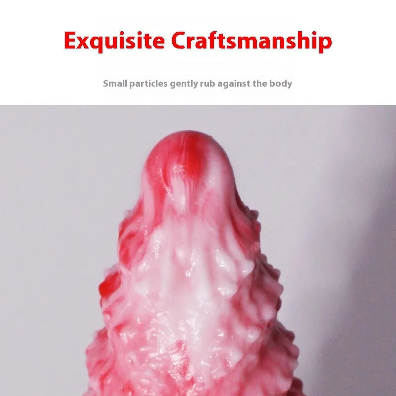 Pink platinum silicone shaped penis women's masturbation device with realistic design