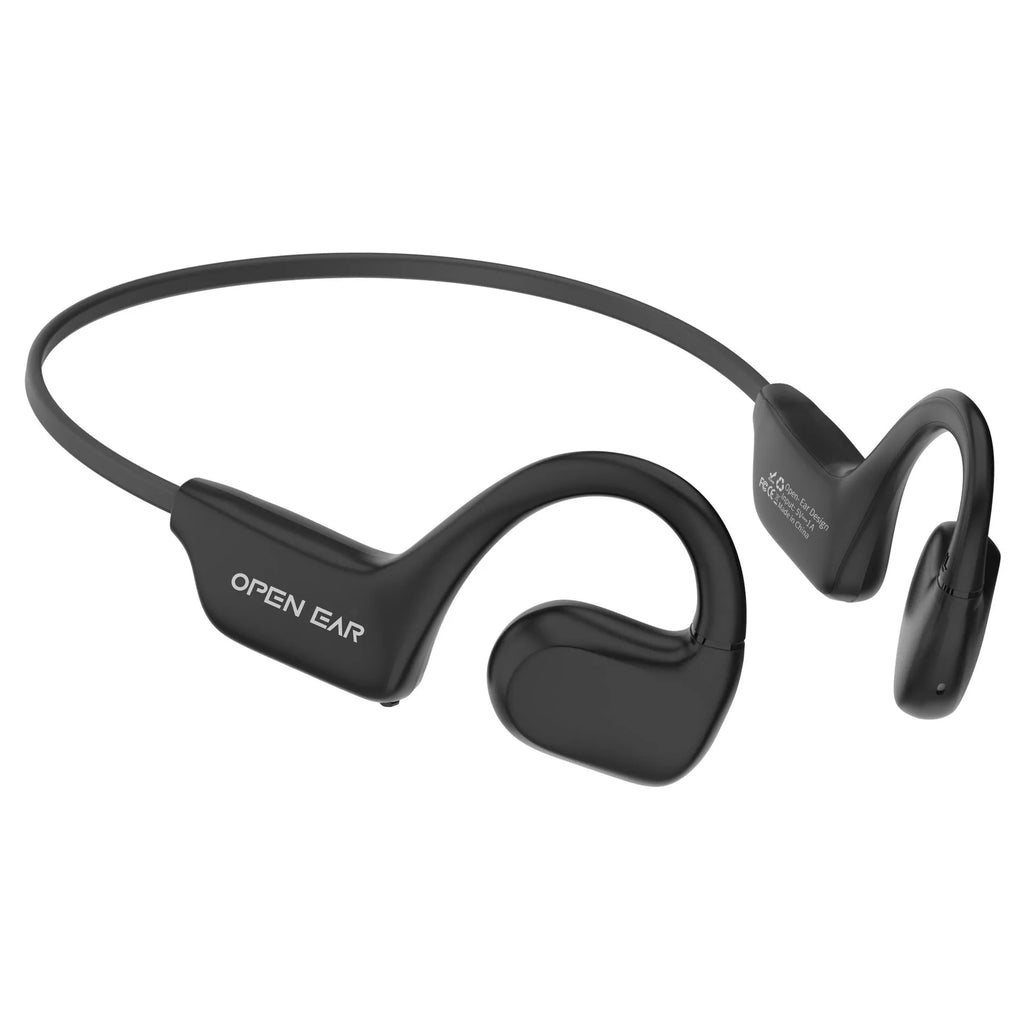 New air conduction Bluetooth headset AS20 in Black, non in-ear sports style with Jerry chip and ABS build